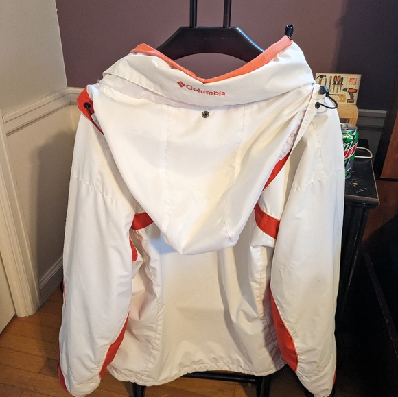 Columbia size large, white and orange jacket - Picture 6 of 7